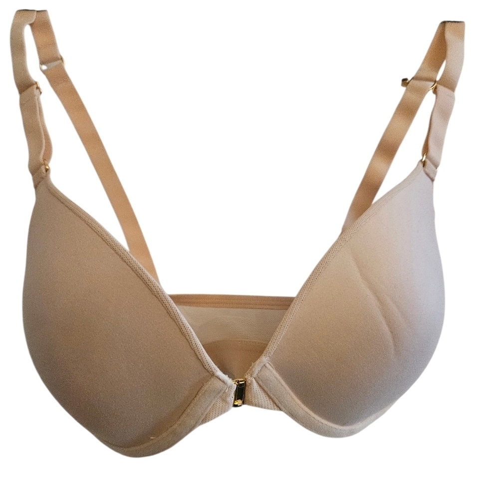 Lively 32DD Front Closure Bra #47675 Toasted Almond - NWT